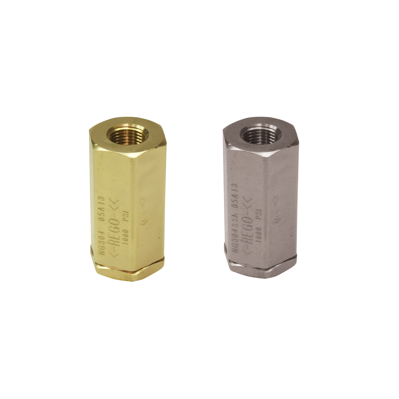 Rego spring check valves