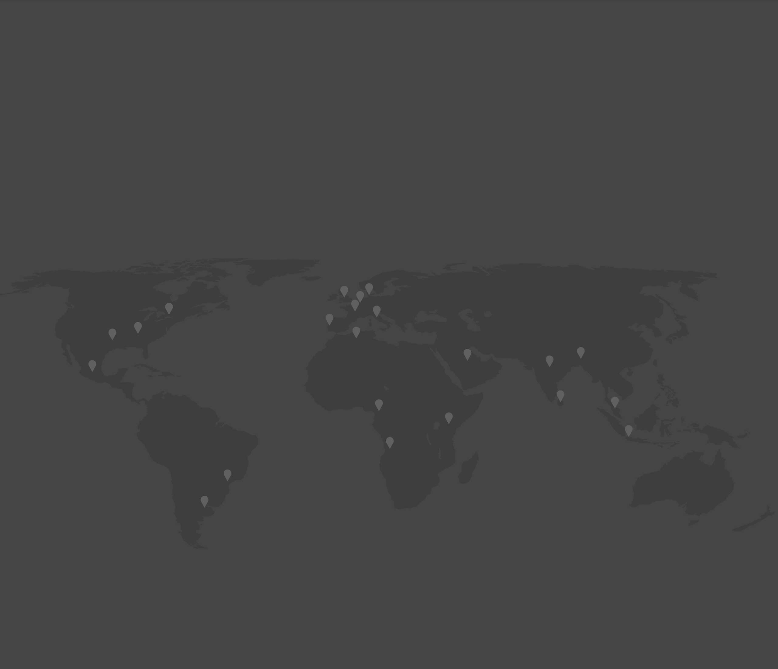 World map showing MAKEEN Energy's office locations