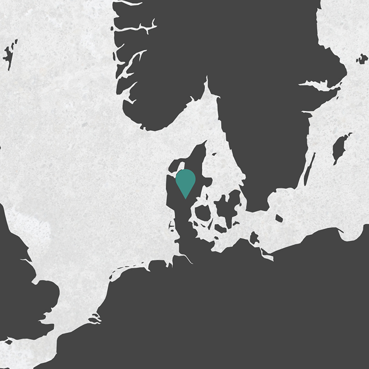 Map showing MAKEEN Gas Equipments location in Denmark