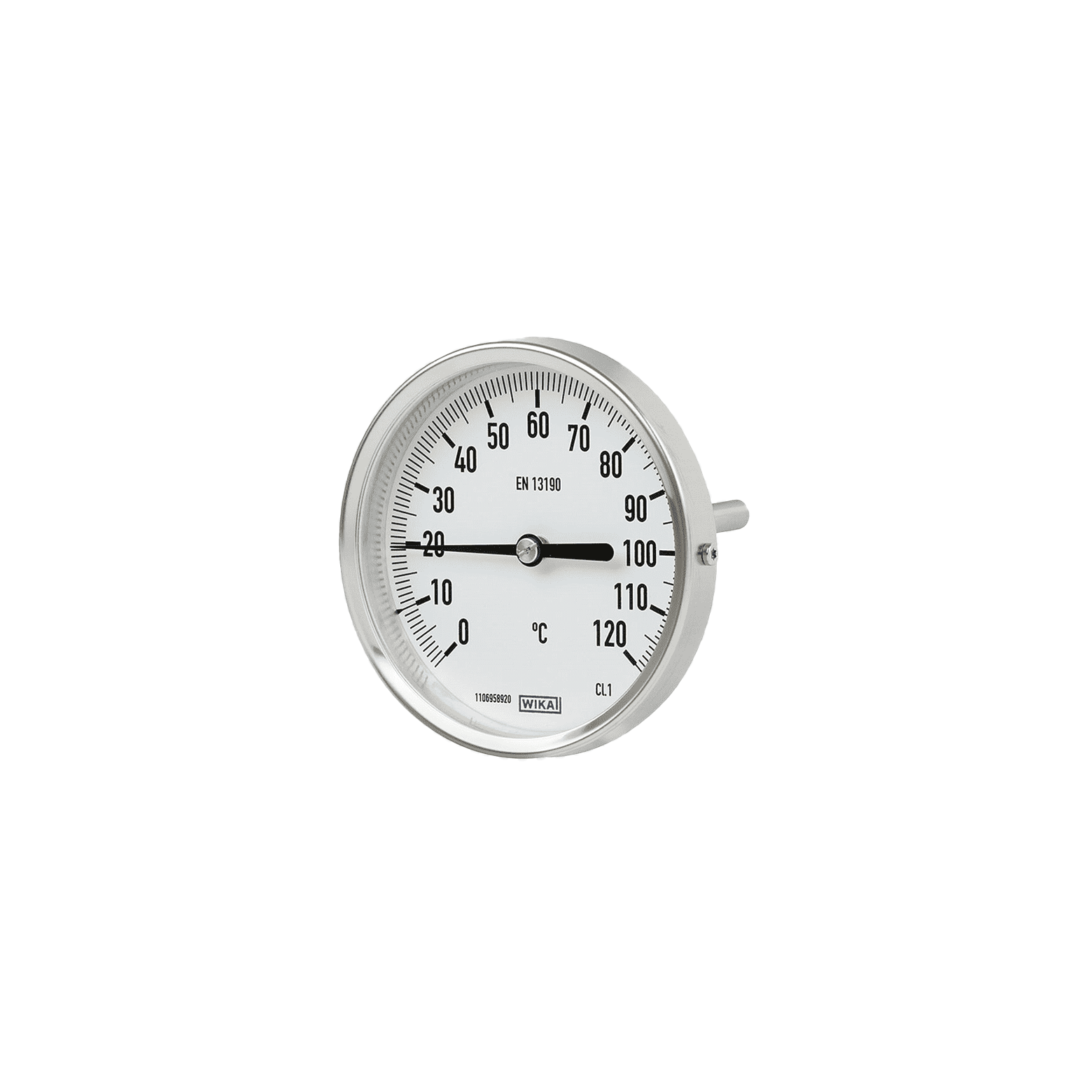 A temperature gauge